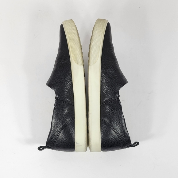 Ecco Black Leather Slip-On #330 Size 5 - Picture 7 of 11